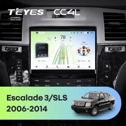 Штатная магнитола Teyes CC4L 6/64 с DTS Cadillac Escalade 3 (GMT900) (2006-2014)