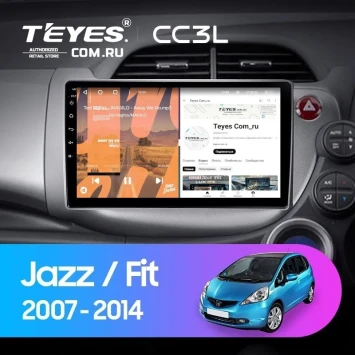 Штатная магнитола Teyes CC3L 4/32 Honda Jazz 2 GG (2007-2014) Правый руль