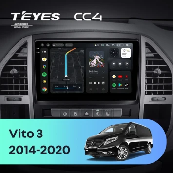 Штатная магнитола Teyes CC4 6/64 Mercedes-Benz Vito 3 W447 (2014-2020)