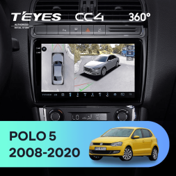 Штатная магнитола Teyes CC4 360 6/64 Volkswagen Polo 5 (2008-2020)