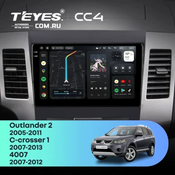 Штатная магнитола Teyes CC4 8/128 Citroen C-Crosser 1 (2007-2013) F2 Тип-B