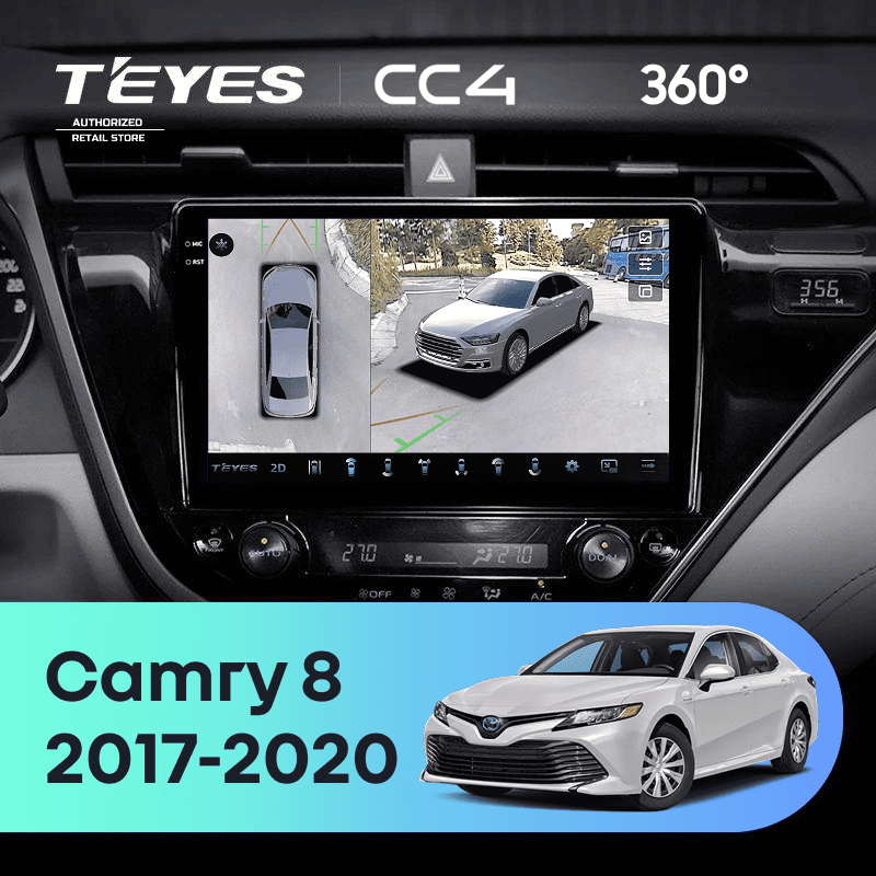 Штатная магнитола Teyes CC4 360 6/64 Toyota Camry 8 XV 70 (2017-2020) F1