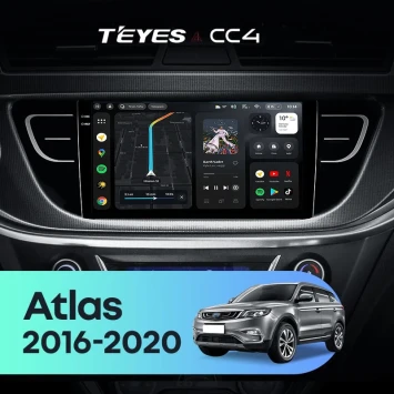 Штатная магнитола Teyes CC4 8/128 Geely Atlas NL-3 (2016-2022)