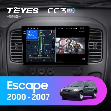 Штатная магнитола Teyes CC3 2K 360 6/128 Ford Escape (2000-2007)