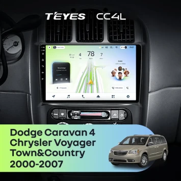 Штатная магнитола Teyes CC4L 6/64 с DTS Chrysler Voyager (2000-2007) Тип-B