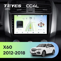 Штатная магнитола Teyes CC4L 6/64 с DTS Lifan X60 (2012-2018)