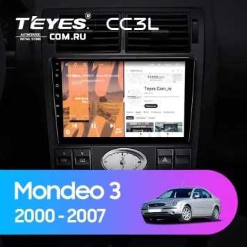 Штатная магнитола Teyes CC3L 4/64 Ford Mondeo 3 (2000-2007) F1