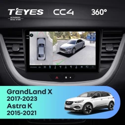 Штатная магнитола Teyes CC4 360 6/64 Opel GrandLand X (2017-2023)