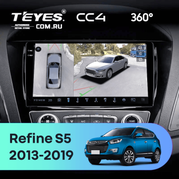 Штатная магнитола Teyes CC4 360 6/64 JAC Refine S5 (2013-2019)