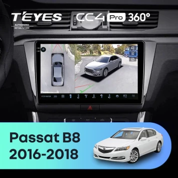 Штатная магнитола Teyes CC4 Pro 360 12/256 Volkswagen Passat B8 (2016-2018)