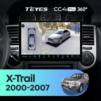 Штатная магнитола Teyes CC4 Pro 360 8/128 Nissan X-Trail T30 (2000-2007) F1 (11")