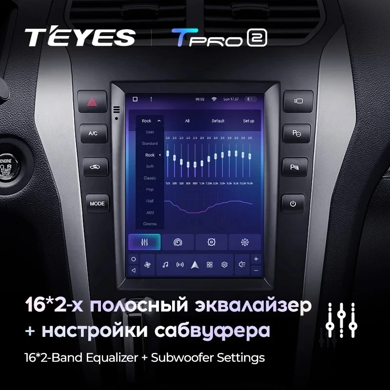 Штатная магнитола Tesla style Teyes TPRO 2 3/32 Ford Explorer 5 (2011-2019)