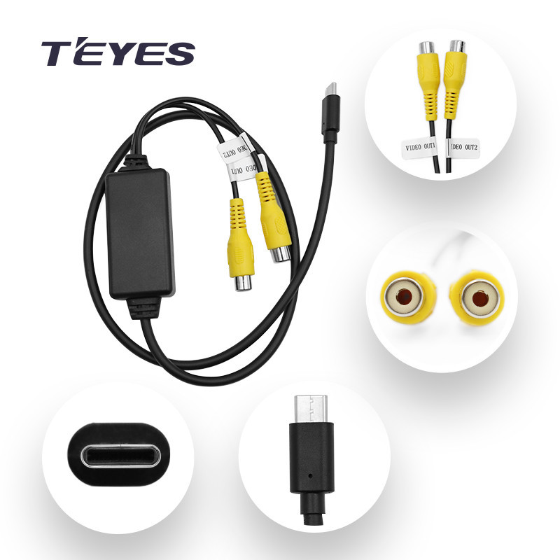 Переходник TYPE C to CVBS Compatible Adapter Cable
