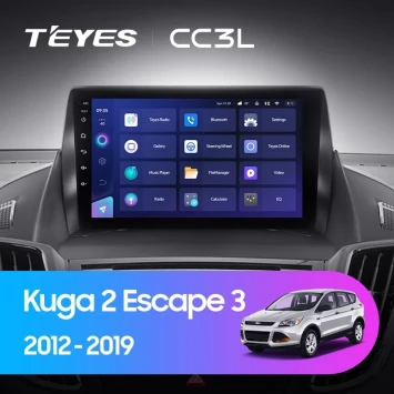 Штатная магнитола Teyes CC3L 4/32 Ford Escape 3 (2012-2019) Тип-A
