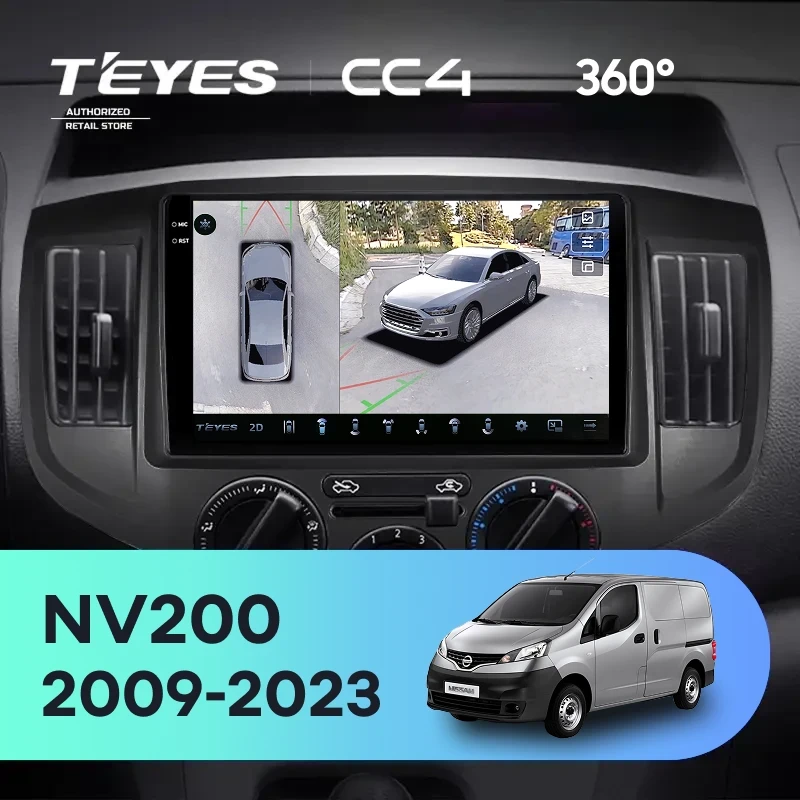 Штатная магнитола Teyes CC4 360 6/64 Nissan NV200 M20 (2009-2023) F2