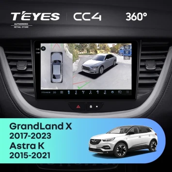 Штатная магнитола Teyes CC4 360 6/64 Opel Astra K (2015-2021)