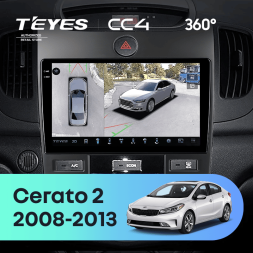 Штатная магнитола Teyes CC4 360 8/128 Kia Cerato 2 TD (2008-2013) F4