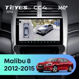 Штатная магнитола Teyes CC4 360 8/128 Chevrolet Malibu 8 (2012-2015)