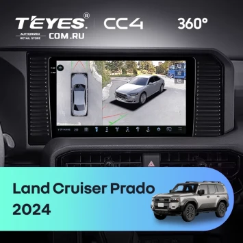 Штатная магнитола Teyes CC4 360 8/128 Toyota Land Cruiser Prado 250 (2024-2026)