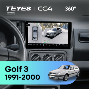 Штатная магнитола Teyes CC4 360 8/128 Volkswagen Golf 3 (1991-2000)