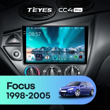 Штатная магнитола Teyes CC4 Pro 12/256 Ford Focus 1 (1998-2005)