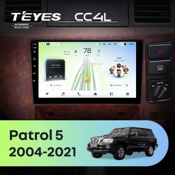 Штатная магнитола Teyes CC4L 6/64 с DTS Nissan Patrol V 5 Y61 (2004-2021) F3 Правый руль