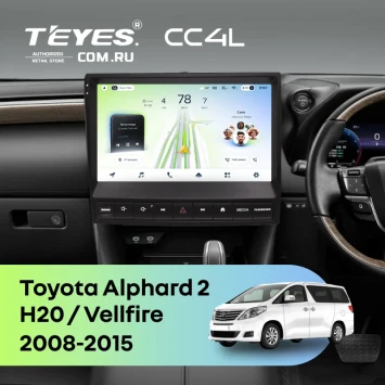 Штатная магнитола Teyes CC4L 6/64 с DTS Toyota Vellfire (2008-2015) F3