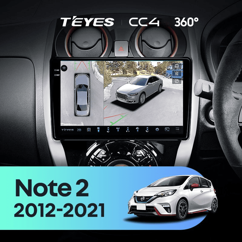 Штатная магнитола Teyes CC4 360 6/64 Nissan Note 2 E12 (2012-2021)