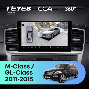 Штатная магнитола Teyes CC4 360 6/64 Mercedes-Benz GL-Class 2 X166 (NTG 4.5) (2011-2015)