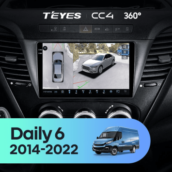 Штатная магнитола Teyes CC4 360 6/64 Iveco Daily 6 (2014-2022)