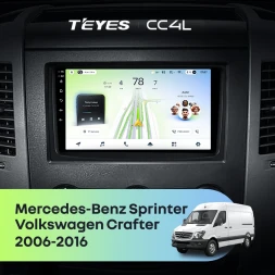 Штатная магнитола Teyes CC4L 6/64 с DTS Mercedes-Benz Sprinter (2006-2016) F2