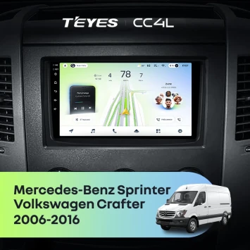 Штатная магнитола Teyes CC4L 6/64 с DTS Mercedes-Benz Sprinter (2006-2016) F2