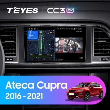 Штатная магнитола Teyes CC3 2K 6/128 Seat Ateca Cupra (2016-2021)