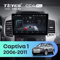 Штатная магнитола Teyes CC4 Pro 8/128 Chevrolet Captiva (2006-2011) F1 (0din)