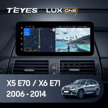 Штатная магнитола Teyes LUX ONE 360 6/128 BMW X5 E70 (CIC) (2006-2014) Universal