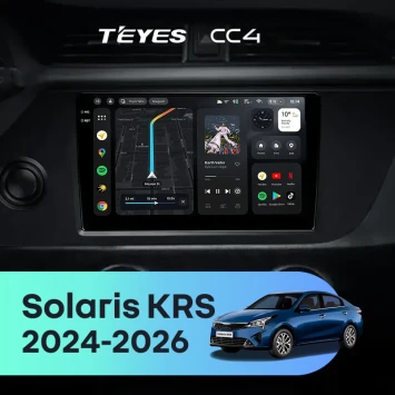 Штатная магнитола Teyes CC4 8/128 Solaris KRS (2024-2026)