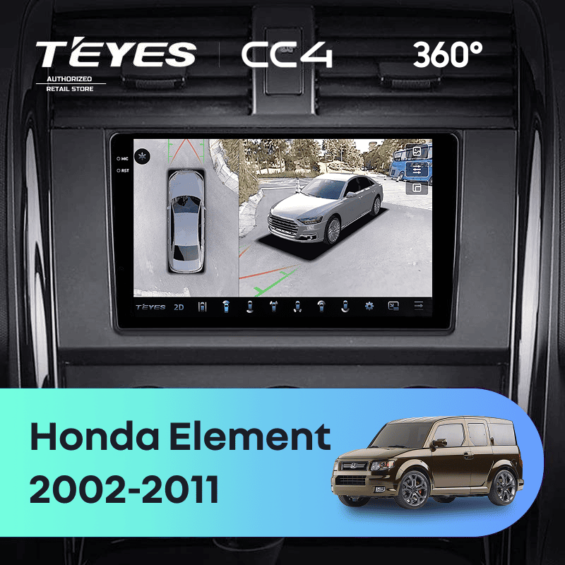 Штатная магнитола Teyes CC4 360 6/64 Honda Element YH (2002-2011)