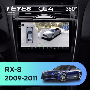 Штатная магнитола Teyes CC4 360 8/128 Mazda RX-8 SE (2009-2011)