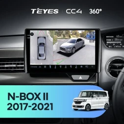 Штатная магнитола Teyes CC4 360 8/128 Honda N-BOX 2 JF3/4 (2017-2021) Правый руль