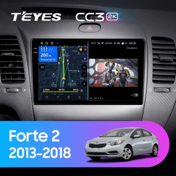 Штатная магнитола Teyes CC3 2K 360 6/128 Kia Forte 2 (2013-2018) F3