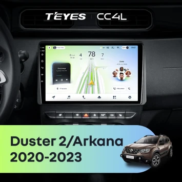 Штатная магнитола Teyes CC4L 6/64 с DTS Renault Duster HM 2 (2020-2023) F1