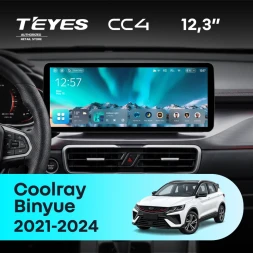 Штатная магнитола Teyes CC4 12.3" 6/64 Geely Coolray (2021-2024)