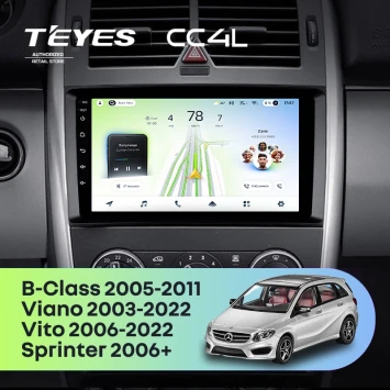Штатная магнитола Teyes CC4L 6/64 с DTS Mercedes-Benz Sprinter W906 (2006+)