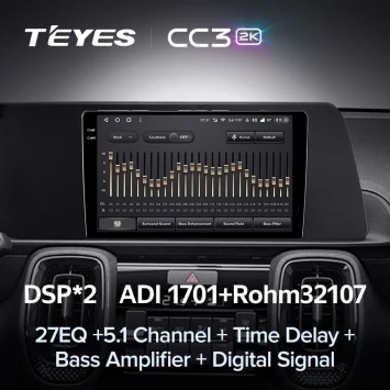 Штатная магнитола Teyes CC3 2K 4/64 Kia Sonet (2020-2022)