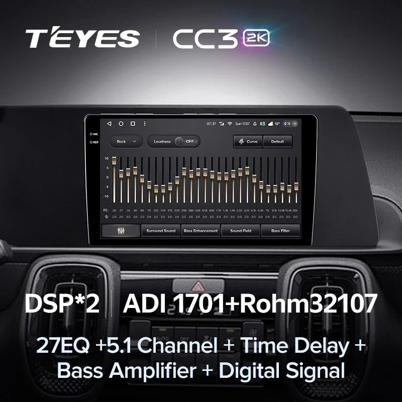 Штатная магнитола Teyes CC3 2K 4/64 Kia Sonet (2020-2022)