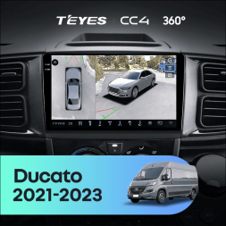 Штатная магнитола Teyes CC4 360 6/64 Fiat Ducato Van L3H2 (2021-2023)