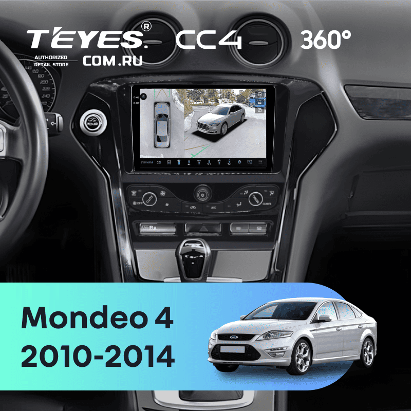 Штатная магнитола Teyes CC4 360 6/64 Ford Mondeo 4 (2010-2014) F2