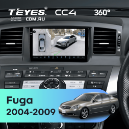 Штатная магнитола Teyes CC4 360 6/64 Nissan Fuga (2004-2009) F1