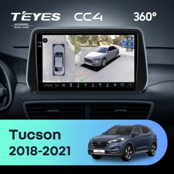 Штатная магнитола Teyes CC4 360 8/128 Hyundai Tucson (2018-2021)