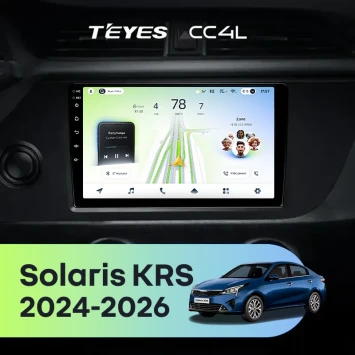 Штатная магнитола Teyes CC4L 6/64 с DTS Solaris KRS (2024-2026)